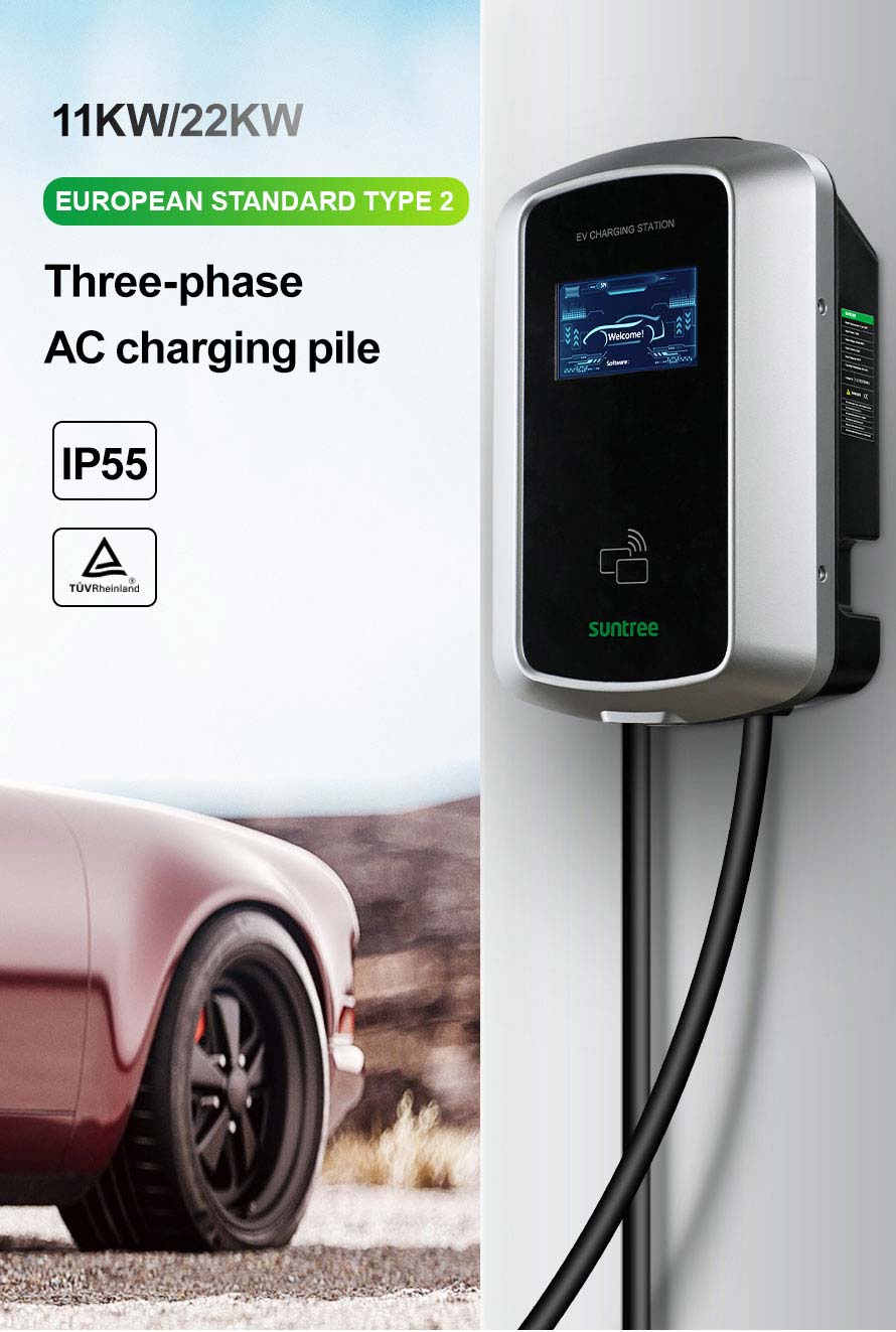 Wall mounted EV charger